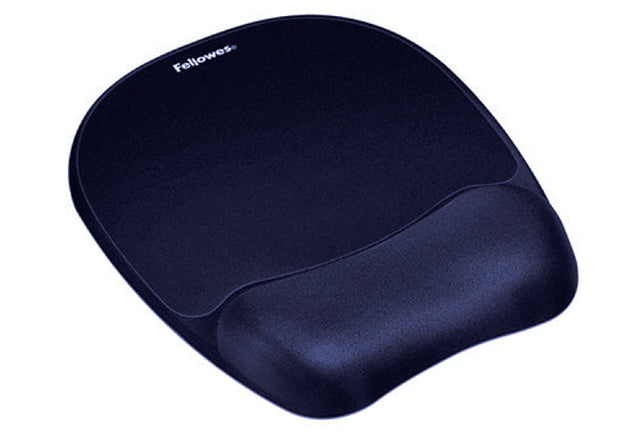 Fellowes - Muismat met polssteun fellowes schuim saffierblauw