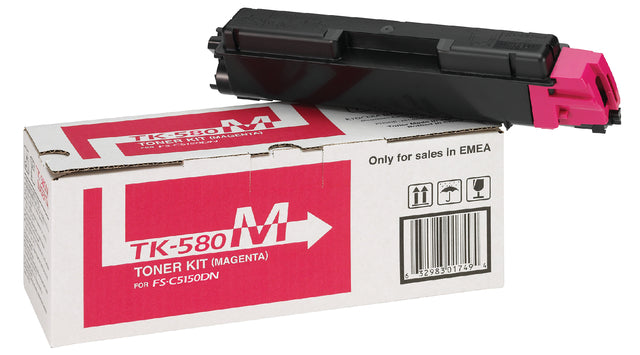 Kyocera - Toner kyocera tk-580m rood