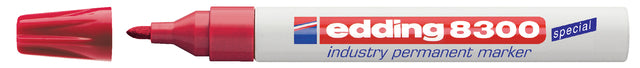 Stylo feutre edding 8300 industrie rond rouge 1.5-3mm