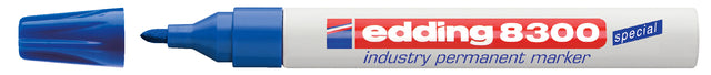 Stylo feutre edding 8300 industrie rond bleu 1.5-3mm | 10 morceaux