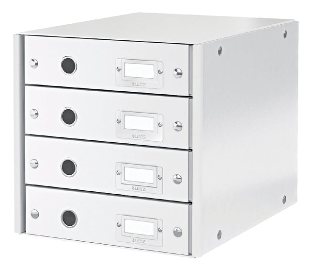 Leitz - Ladenkast leitz wow click store 4 laden wit