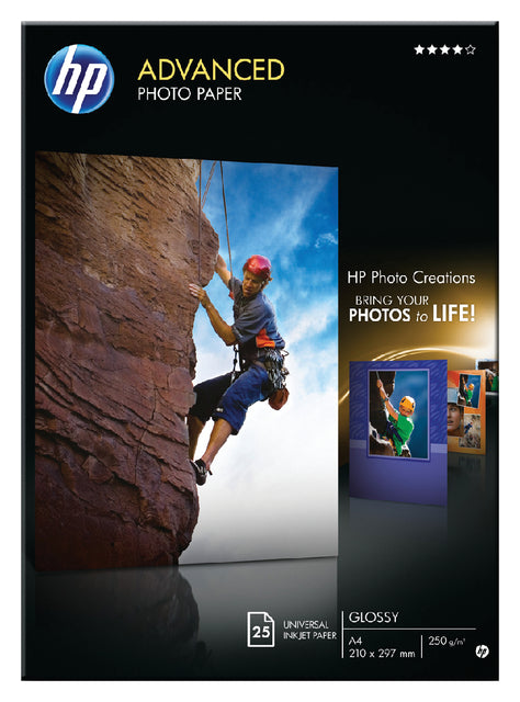 HP - Fotopapier hp q5456a a4 250gr glans