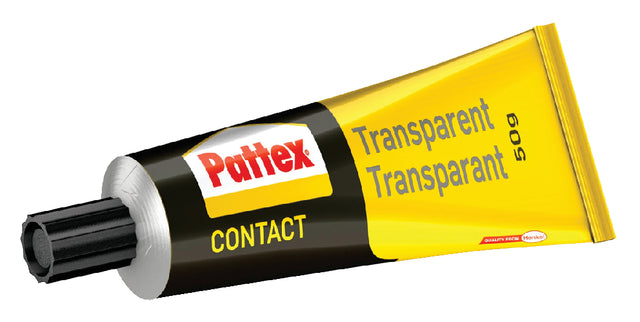Adhésif contact Pattex tube transparent 50 grammes sur blister
