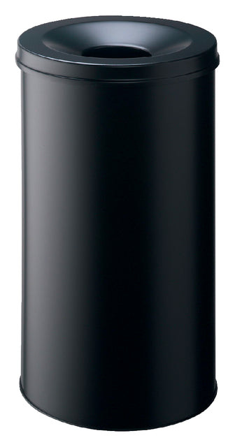 Durable - Papierbak vlamdover durable 3307 01 rond 60l zw