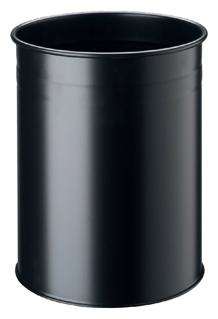Durable - Papierbak durable 3304 01 15 liter rond zwart
