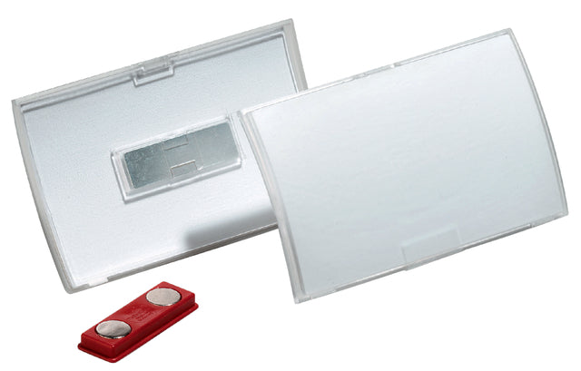 Durable - Badge durable 8212 click fold met magneet 40x75mm