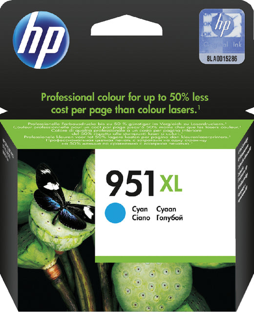 HP - Inktcartridge hp cn046ae 951xl blauw