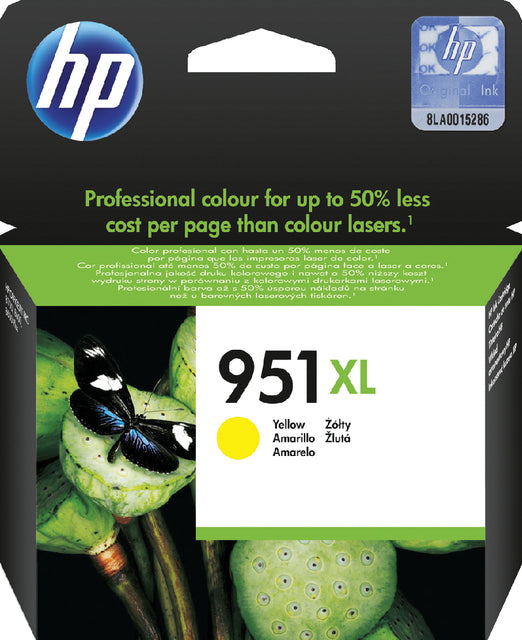 HP - Inktcartridge hp cn048ae 951xl geel