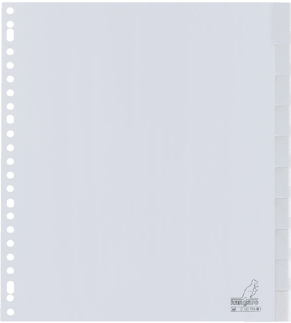 Kangaro - Tabblad kangaro g410fm b a4 23r pp 10dlg v tabs bd