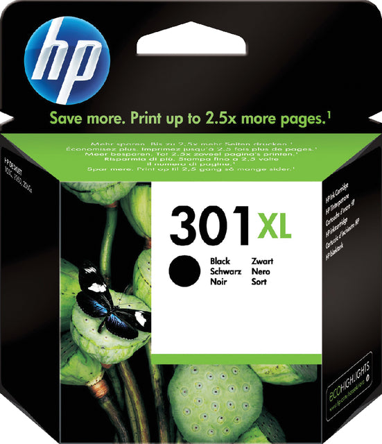 HP - Inktcartridge CH563EE 301XL zwart