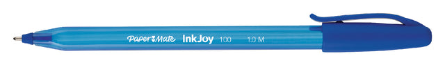 Stylo bille Paper Mate Inkjoy 100 bleu moyen 80+20 gratuit