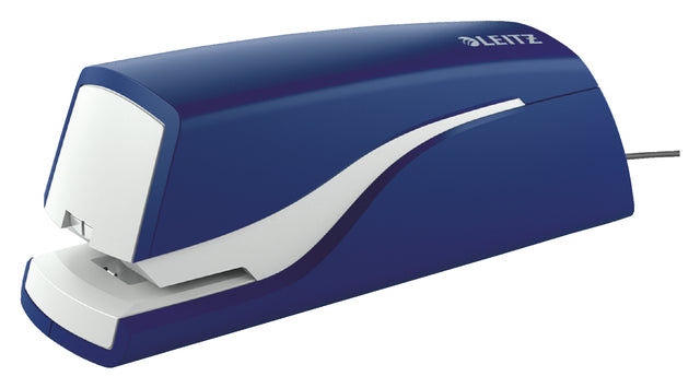 Agrafeuse Leitz NeXXt électrique sans contact 10 feuilles bleu
