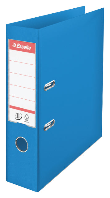 Chemise Esselte Vivida A4 75mm PP bleu | 10 morceaux