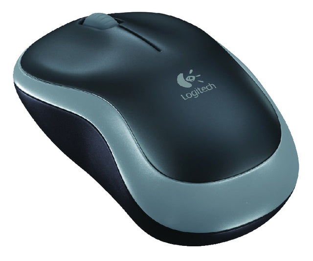 Logitech - Muis logitech optical m185 notebook drl antr zwart