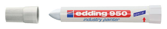 Edding - Viltstift edding 950 pasta rond 10mm wit | 10 stuks