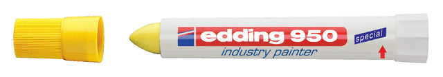Edding - Viltstift edding 950 pasta rond 10mm geel