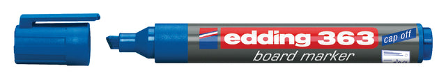 Edding - Whiteboardmarker edding 363 schuin 1-5mm blauw
