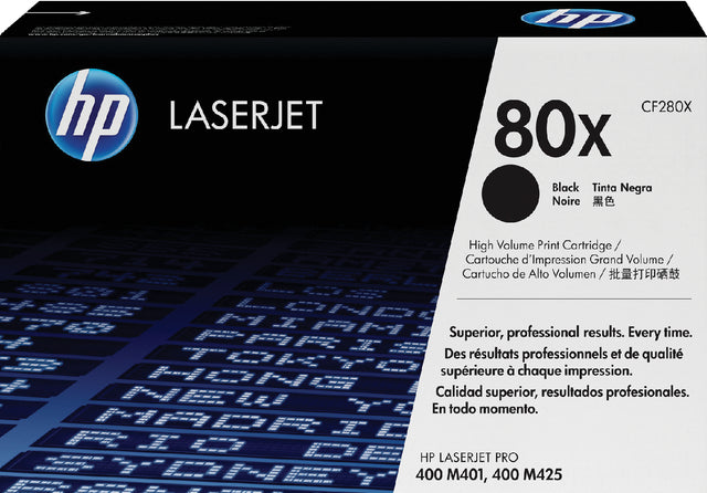 HP - Tonercartridge hp cf280x 80x zwart