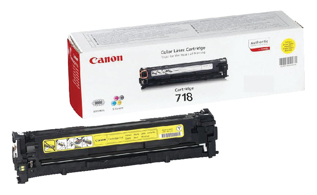 Canon - Tonercartridge canon 718 geel