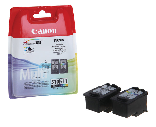 Canon - Inktcartridge canon pg-510 + cl-511 zwart + kleur