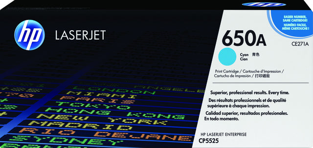 HP - Tonercartridge hp ce271a 650a blauw