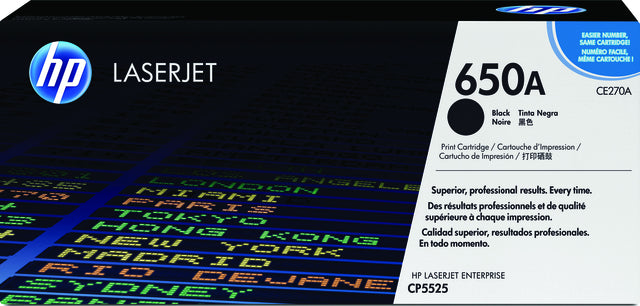 HP - Tonercartridge hp ce270a 650a zwart