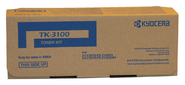 Kyocera - Toner kyocera tk-3100k zwart