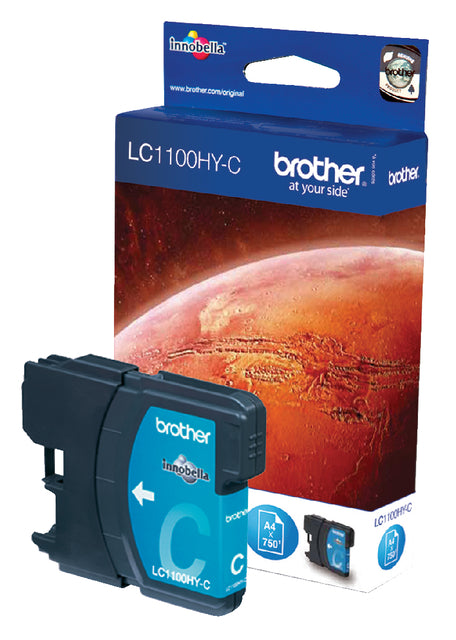 Brother - Inktcartridge brother lc-1100hyc blauw
