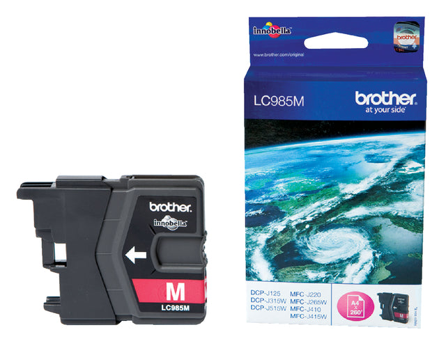 Brother - Inktcartridge brother lc-985m rood | 5 stuks