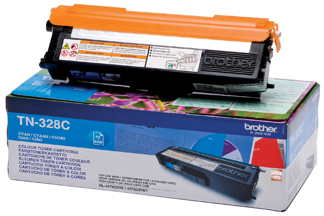 Brother - Toner brother tn-328c blauw