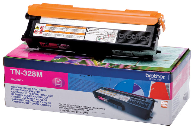 Brother - Toner brother tn-328m rood