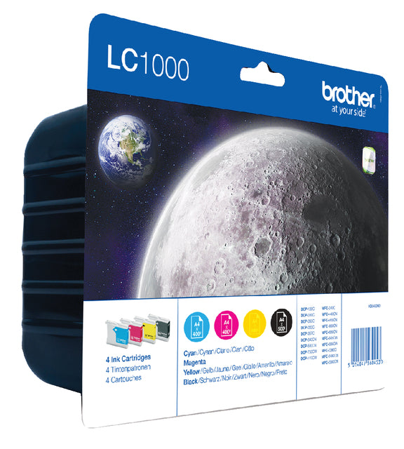 Brother - Inktcartridge brother lc-1000valbp zwart 3 kleuren
