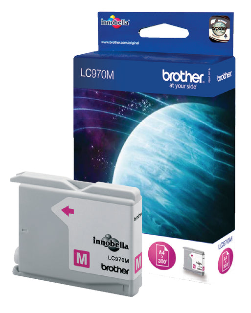 Brother - Inktcartridge brother lc-970m rood | 5 stuks