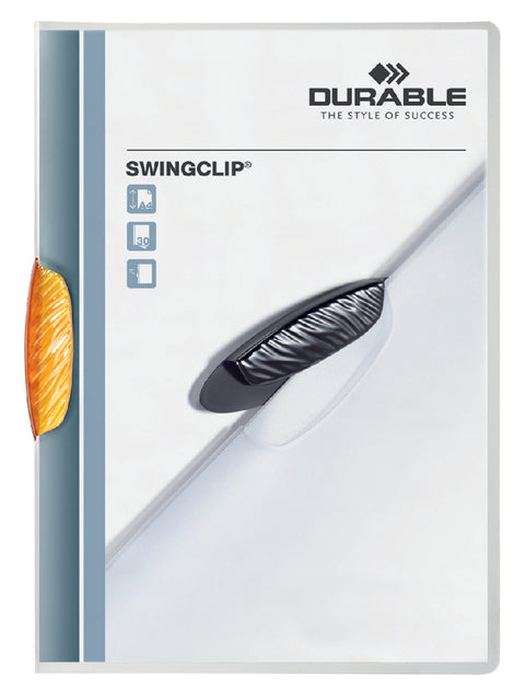 Durable - Klemmap durable swingclip 30v or | 25 stuks
