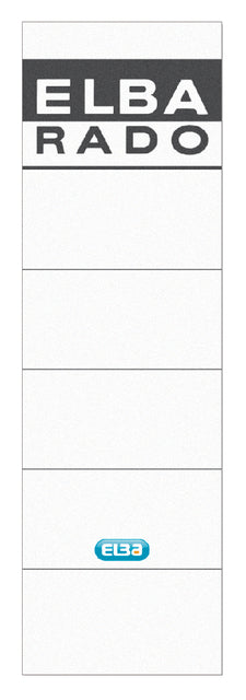 Elba - Rugetiket elba breed 59x190mm zk wt gs 10st
