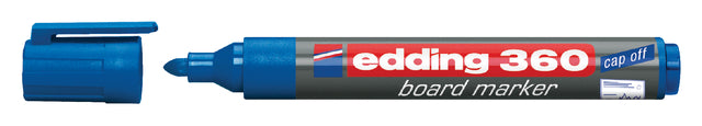 Edding - Whiteboardmarker edding 360 rond 1.5-3mm blauw