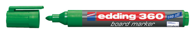 Edding - Whiteboardmarker edding 360 rond 1.5-3mm groen | 10 stuks