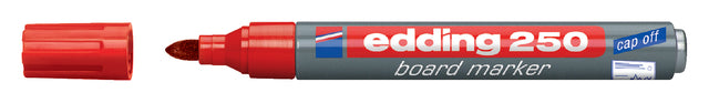Edding - Whiteboardmarker edding 250 rond 1.5-3mm rood