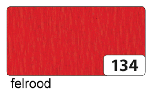 Folia - Crêpepapier folia 250x50cm nr134 felrood