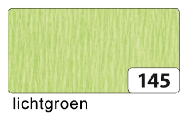 Folia - Crêpepapier folia 250x50cm nr145 lichtgroen