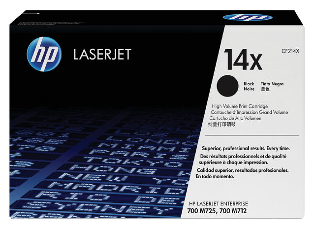 HP - Tonercartridge hp cf214x 14x zwart
