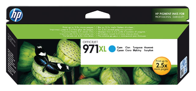 HP - Inktcartridge hp cn626ae 971xl blauw