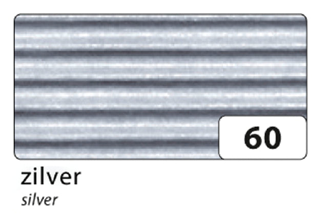 Folia Paper - Golfkarton folia e-golf 50x70cm 250gr nr60 zilver