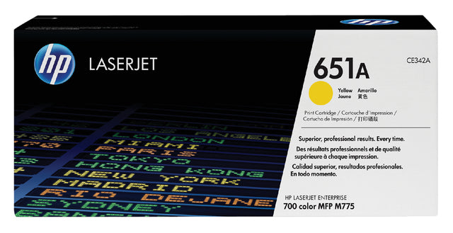 HP - Tonercartridge hp ce342a 651a geel