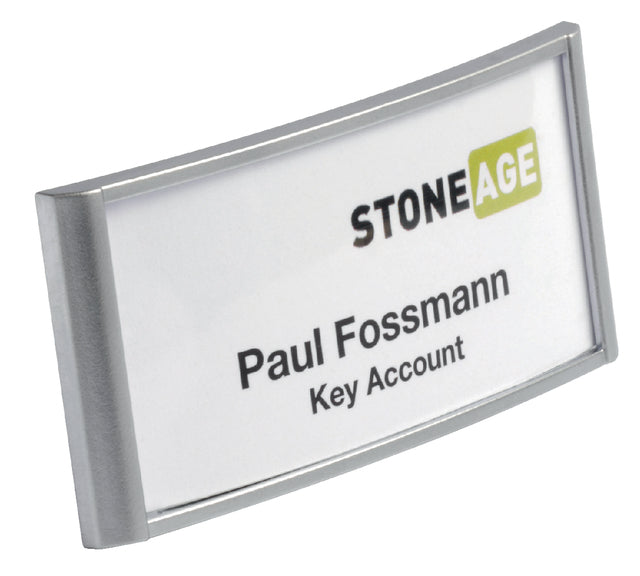 Durable - Badge durable 8540 classic magneet 30x65mm zgs | 10 stuks