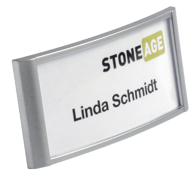 Durable - Badge durable 8542 classic magneet 34x74mm zgs