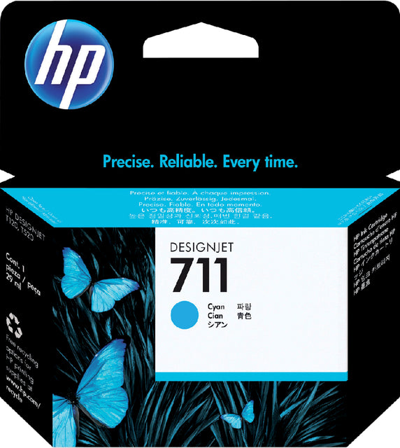 HP - Inktcartridge hp cz130a 711 blauw