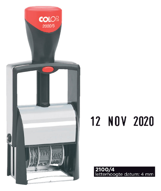 Colop - Datumstempel colop 2100 classic 4mm kussen zwart
