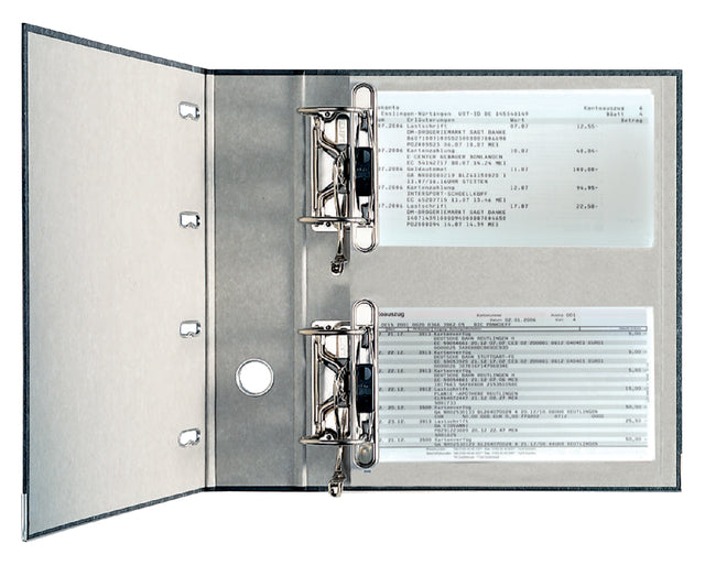 Ordner Leitz 1092 tirelire à double mécanisme 75mm carton A4 noir