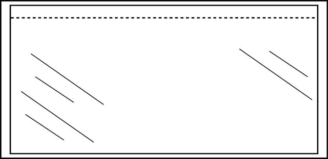 CleverPack - Paklijstenvelop cleverpack zk onbedrukt 230x110mm | 10 stuks